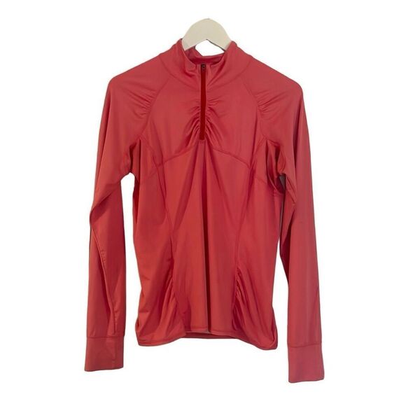 Athleta intrepid sun shield pink quarter zip pullover M - Picture 3 of 13